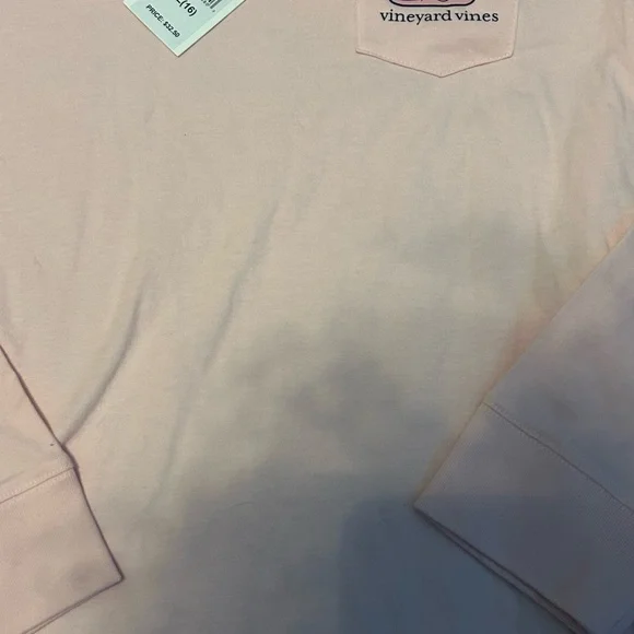 Vineyard Vines Kids Light Pink Long Sleeve Tee - Picture 6 of 6